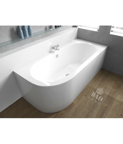 ECKBADEWANNE 180x80 RECHTS AVITA Ablaufgarnitur + Füße GRATIS !