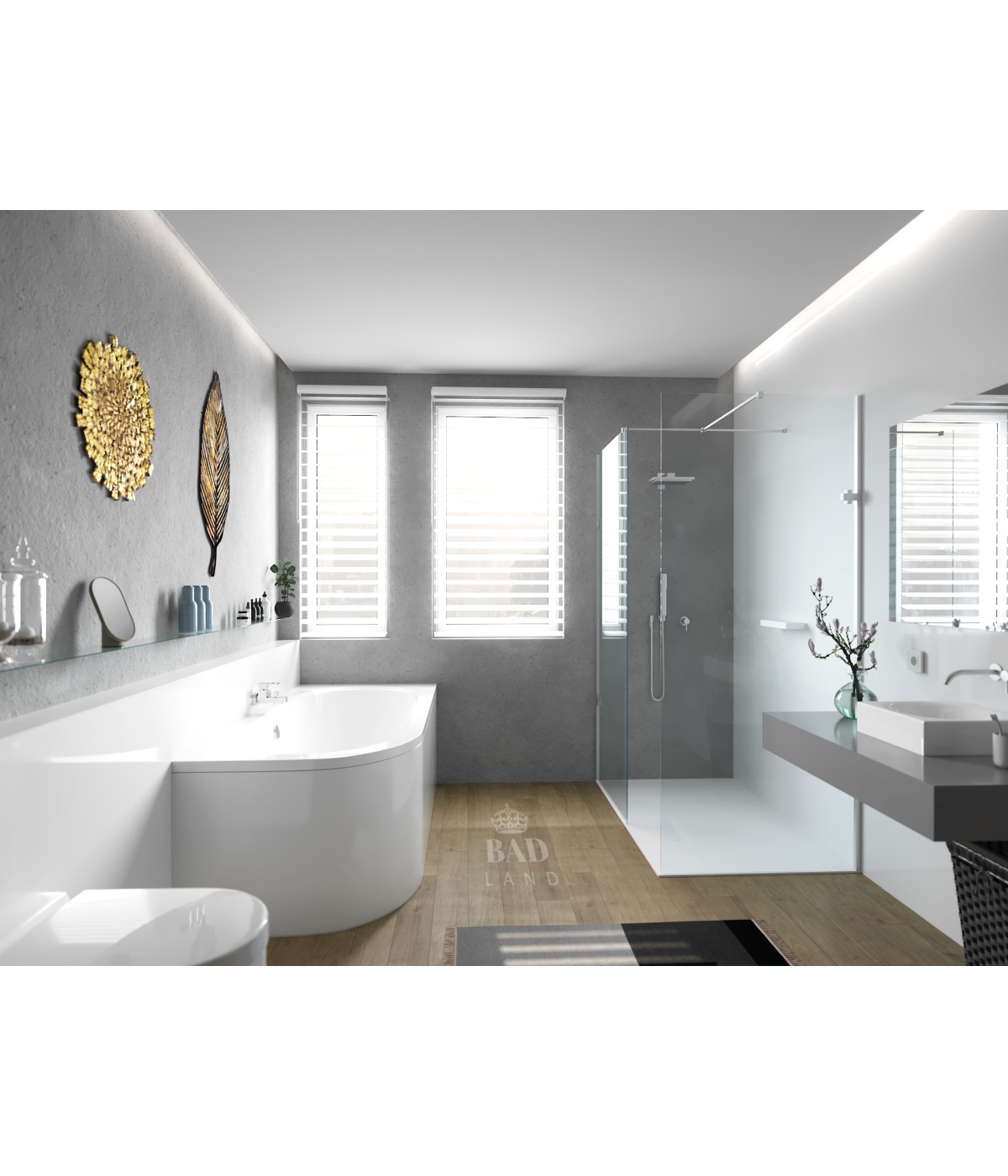 ECKBADEWANNE 180x80 RECHTS AVITA Ablaufgarnitur + Füße GRATIS !
