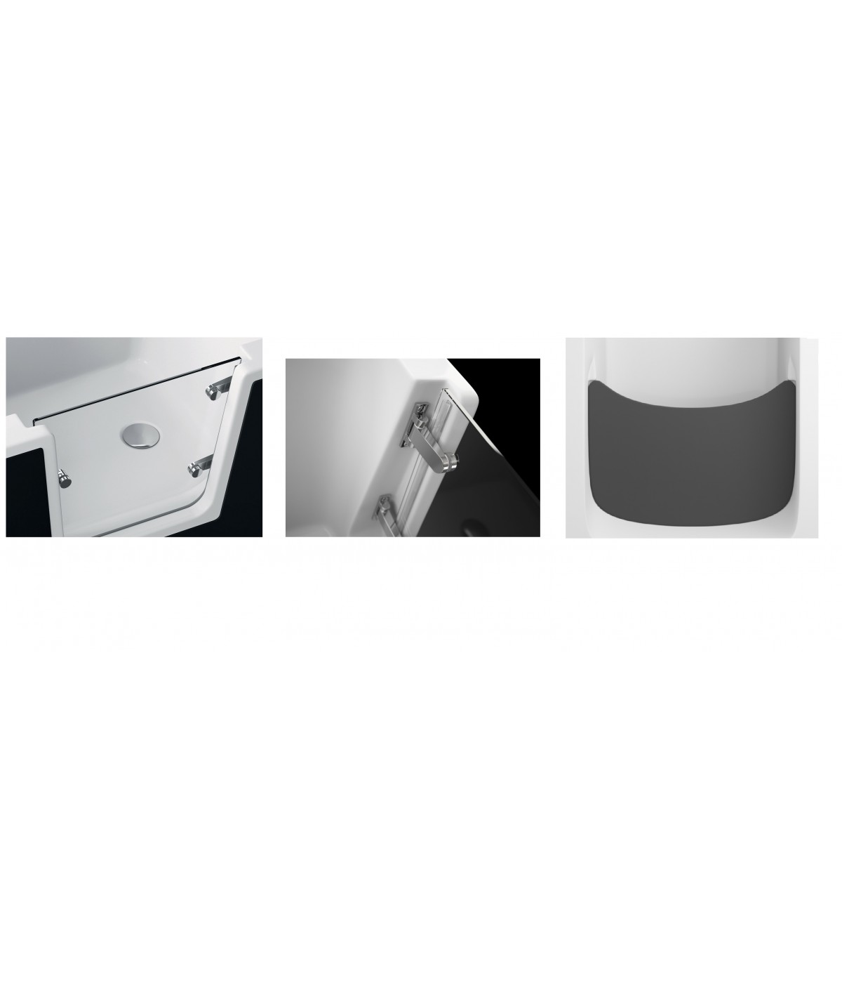 Seniorenbadewanne 180x80 LINKS VOVO mit Tür Ablaufgarnitur VIEGA GRATIS !