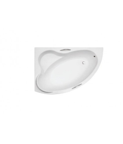 ECKBADEWANNE 160x100 LINKS ADA Ablaufgarnitur + Füße GRATIS