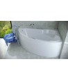 ECKBADEWANNE 160x100 RECHTS ADA Ablaufgarnitur + Füße GRATIS
