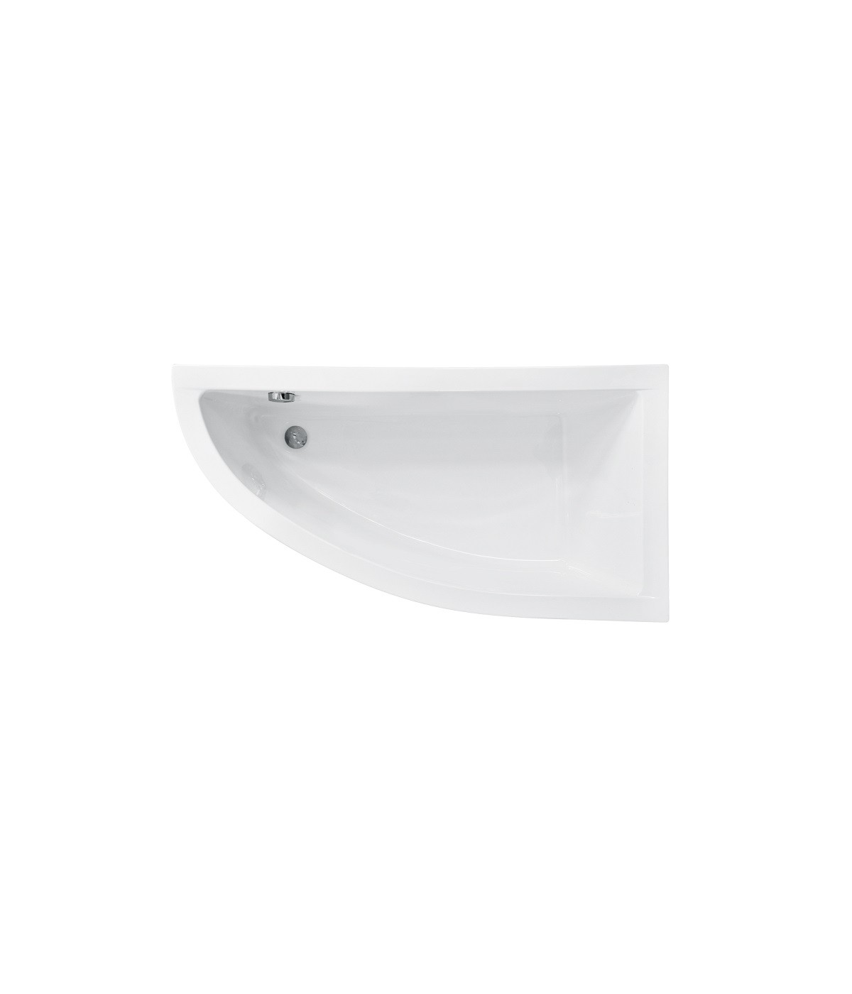 ECKBADEWANNE 140x70 RECHTS PRAKTIKA Ablaufgarnitur + Füße GRATIS !