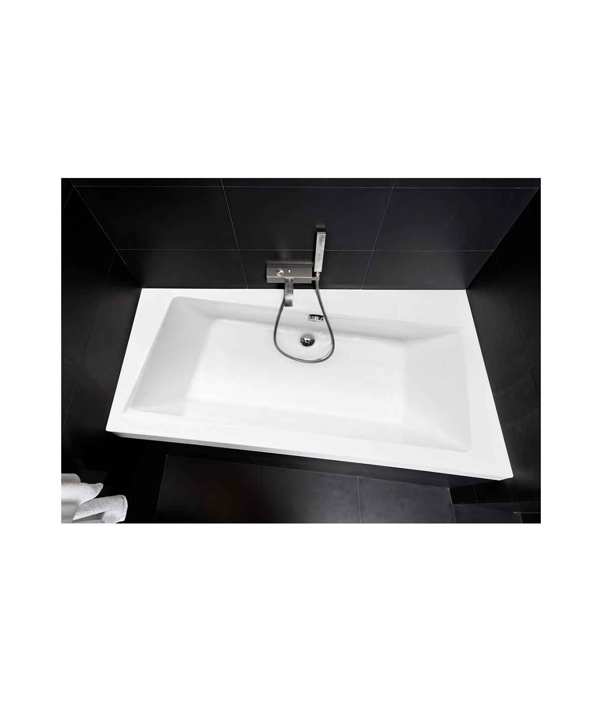 ECKBADEWANNE 160x100 RECHTS INFINITYZ Ablaufgarnitur + Füße GRATIS !