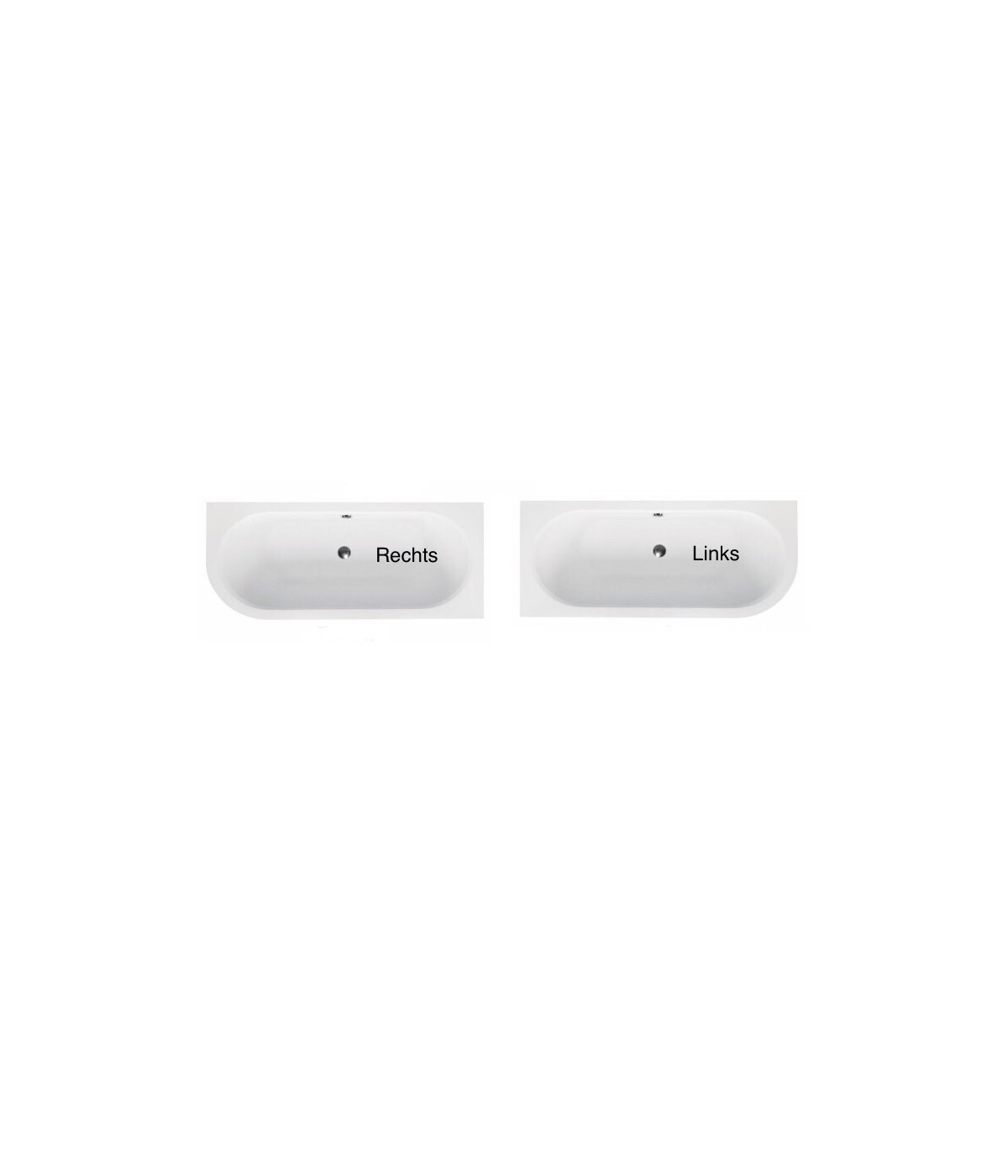 ECKBADEWANNE SLIM 180x80 LINKS AVITA Ablaufgarnitur + Füße GRATIS !