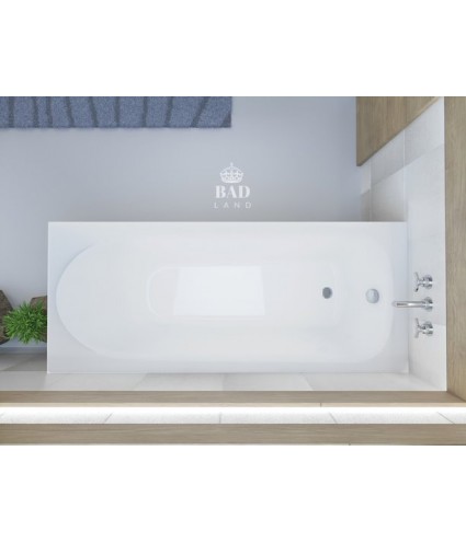 RECHTECK BADEWANNE 170x75 MEDIUM Ablaufgarnitur + Füße GRATIS !
