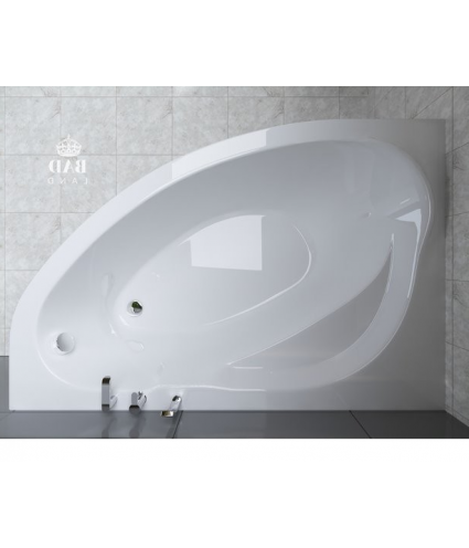 ECKBADEWANNE 160x100 LINKS MAREA Ablaufgarnitur + Füße GRATIS !
