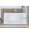 RECHTECK BADEWANNE 180x80 GRACJA Ablaufgarnitur + Füße GRATIS !