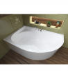 ECKBADEWANNE 170x110 LINKS DORA Ablaufgarnitur + Füße GRATIS !
