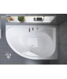 ECKBADEWANNE 170x110 RECHTS DORA Ablaufgarnitur + Füße GRATIS !