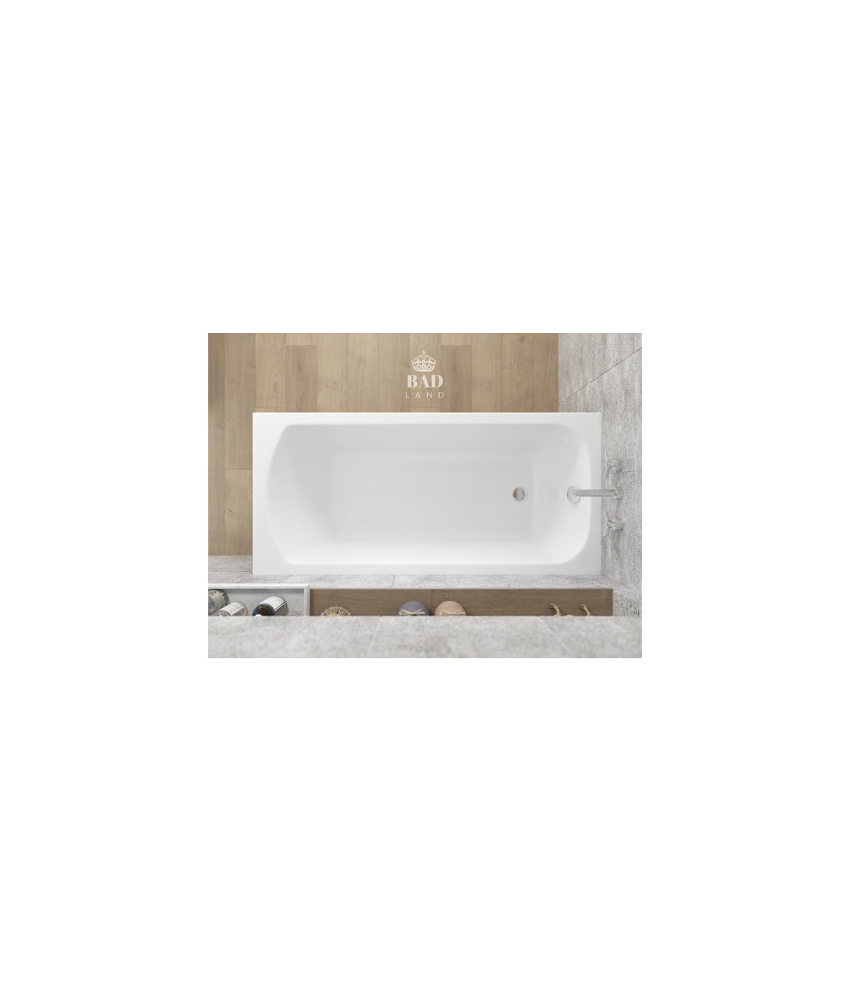 RECHTECK BADEWANNE 170x70 CLASSIC Ablaufgarnitur + Füße GRATIS !