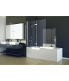Badewannenabtrennung 1-teilig 70x140 PRIME 1 Glas 5 mm