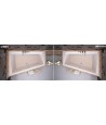 ECKBADEWANNE 160x90 LINKS INTIMAS Ablaufgarnitur + Füße GRATIS !
