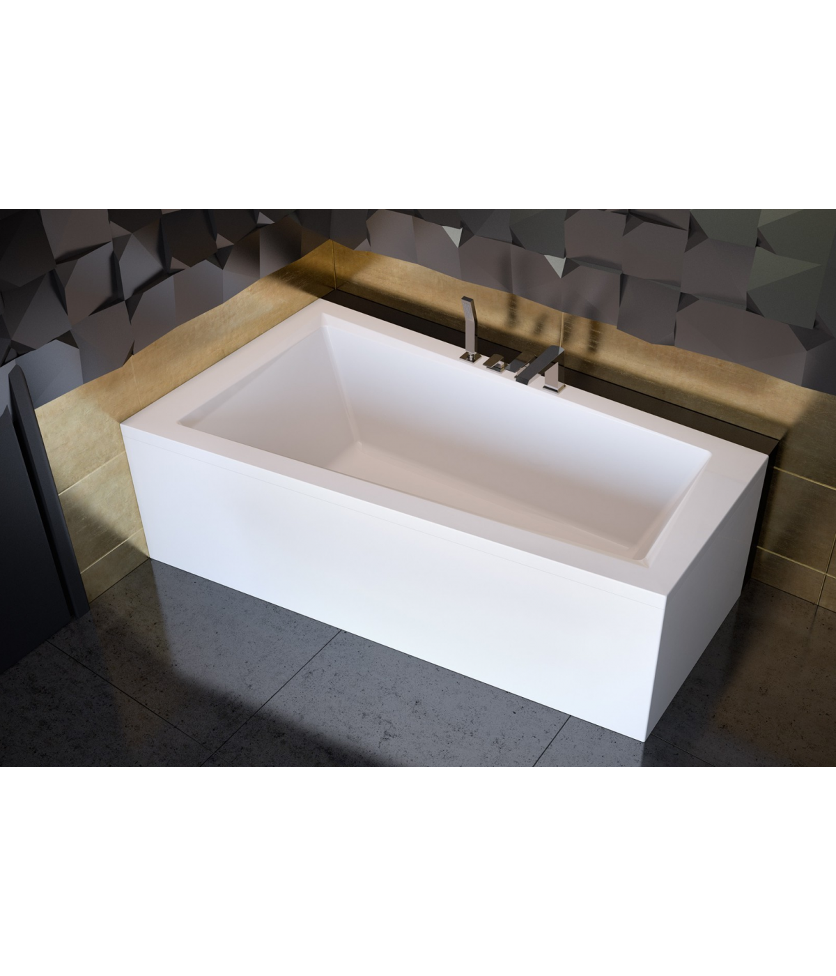 ECKBADEWANNE 160x90 LINKS INTIMAS Ablaufgarnitur + Füße GRATIS !