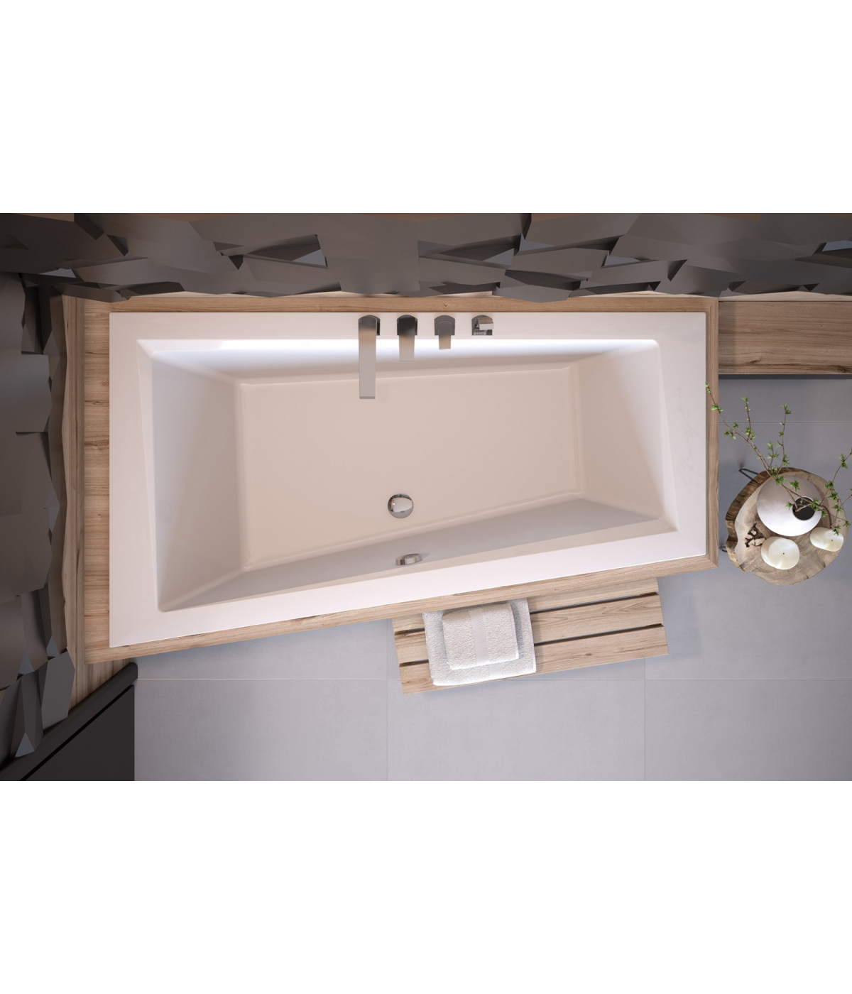 ECKBADEWANNE 160x90 LINKS INTIMAS Ablaufgarnitur + Füße GRATIS !