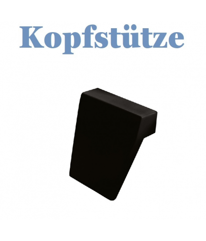 Kopfstütze für Badewanne Schwarz