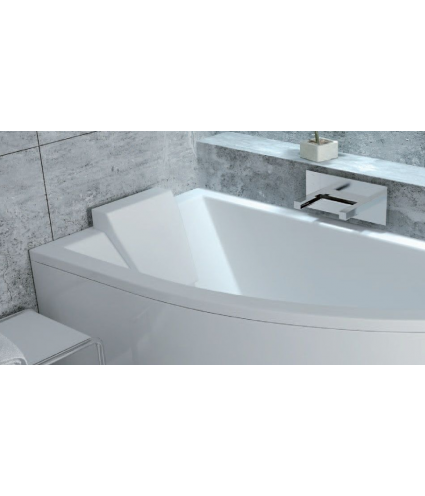 Kopfstütze für Badewanne Weiß