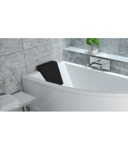 Kopfstütze für Badewanne Schwarz
