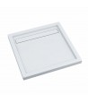 DUSCHWANNE QUADRATISCH 90x90X6,5cm CAMPARO Ablaufgarnitur GRATIS !