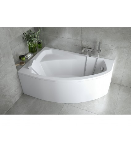 ECKBADEWANNE 160x100 LINKS RIMAX Ablaufgarnitur + Füße GRATIS !