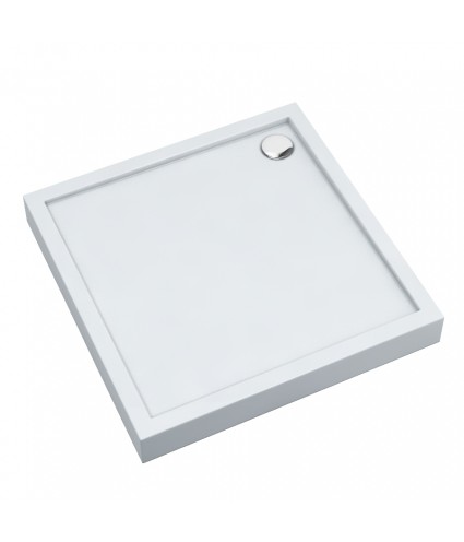 DUSCHWANNE QUADRATISCH 80x80x12cm COMPETIA NEW Ablaufgarnitur GRATIS !