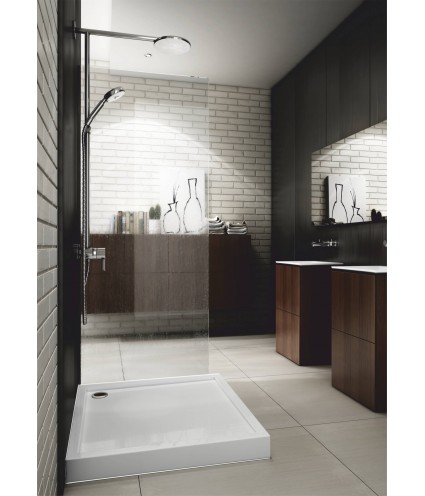 DUSCHWANNE QUADRATISCH 90x90x12cm COMPETIA NEW Ablaufgarnitur GRATIS !