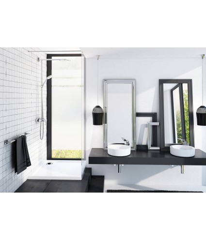 DUSCHWANNE QUADRATISCH 80x80x5cm CORRINA Ablaufgarnitur GRATIS !