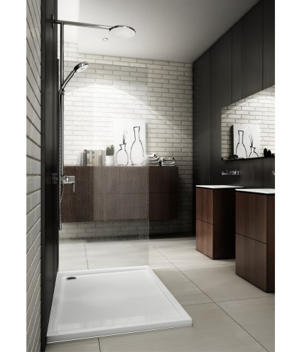 DUSCHWANNE QUADRATISCH 80x80x4,5cm CORRINA NEW Ablaufgarnitur GRATIS !