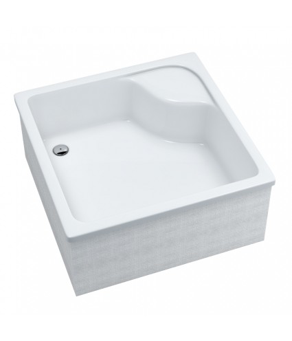DUSCHWANNE QUADRATISCH 80x80 DANTE Ablaufgarnitur GRATIS !