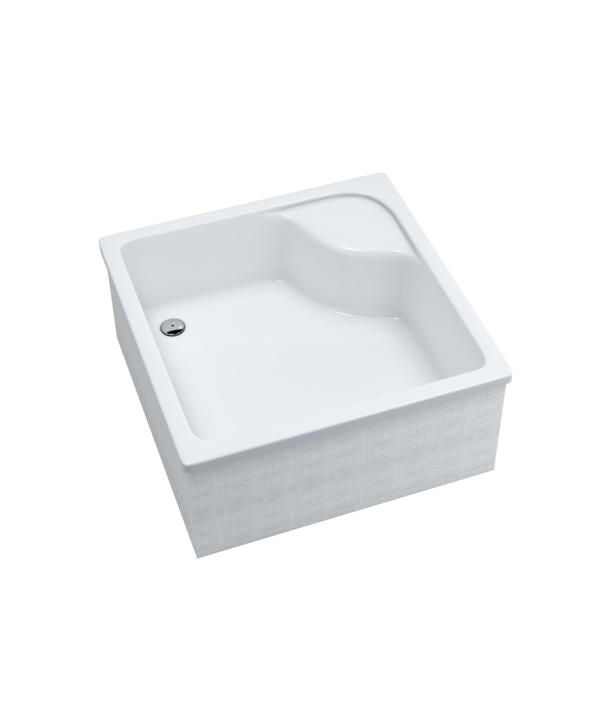 DUSCHWANNE QUADRATISCH 90x90 DANTE Ablaufgarnitur GRATIS !
