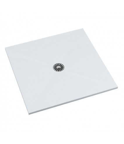 DUSCHWANNE QUADRATISCH 90x90 DE LUXE Ablaufgarnitur GRATIS!