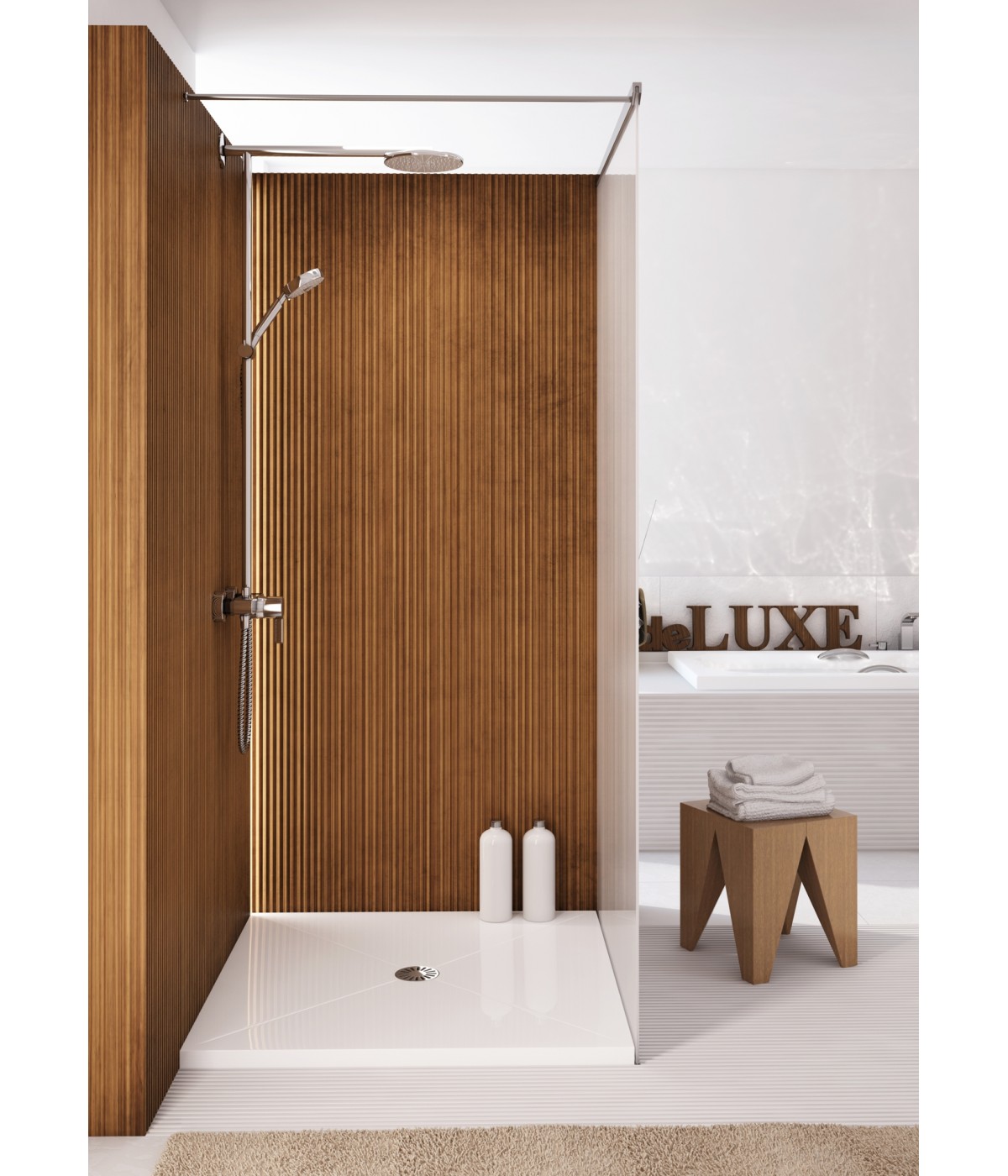 DUSCHWANNE QUADRATISCH 90x90 DE LUXE Ablaufgarnitur GRATIS!