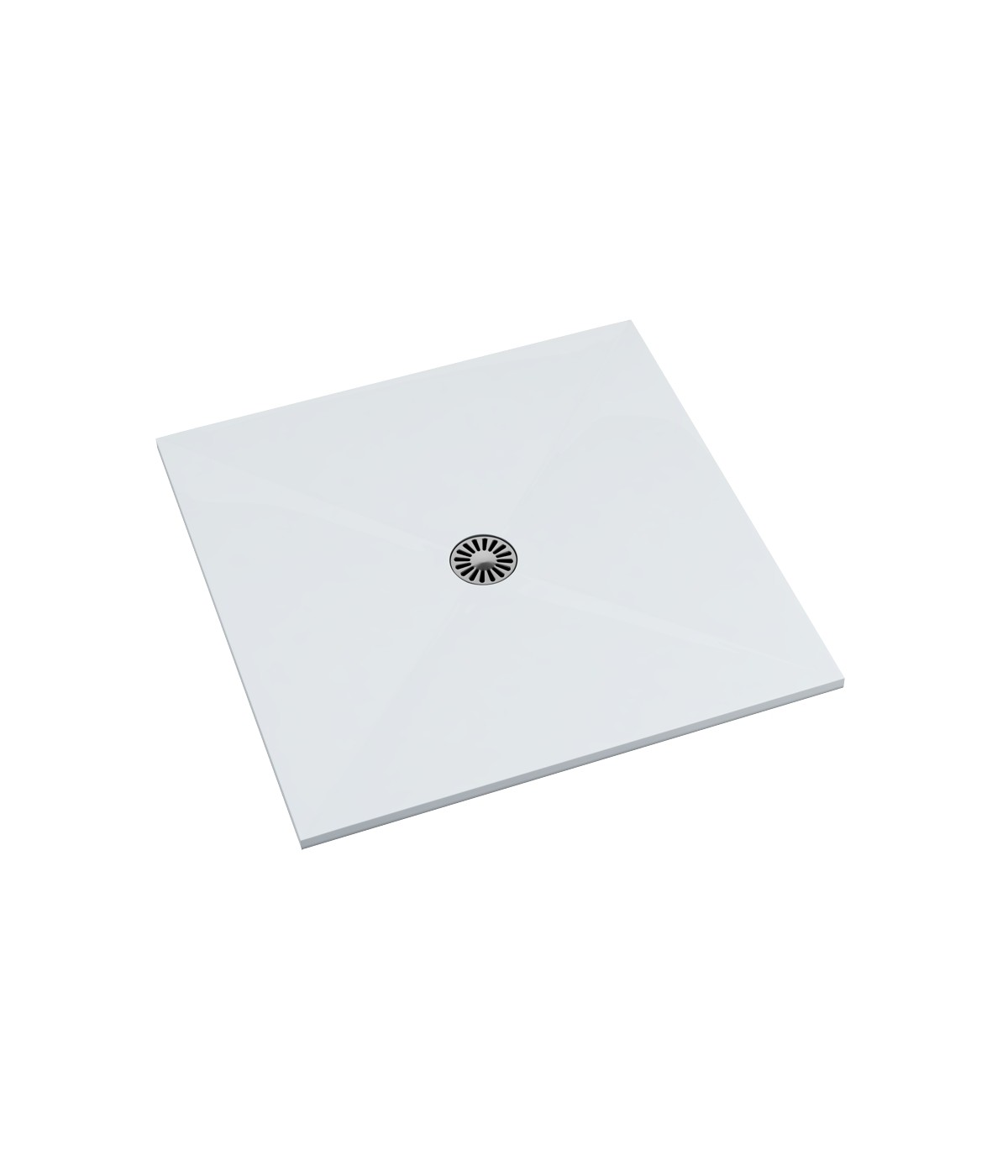 DUSCHWANNE QUADRATISCH 100x100 DE LUXE Ablaufgarnitur GRATIS!