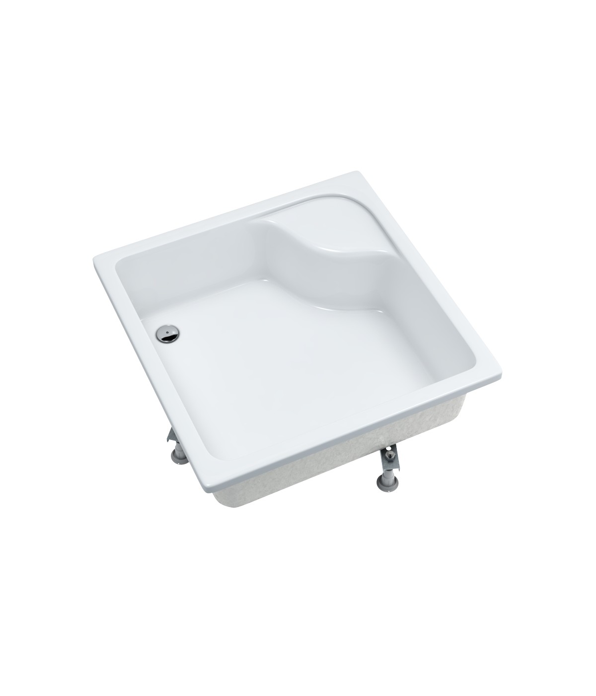 DUSCHWANNE QUADRATISCH 80x80 DORIS Ablaufgarnitur GRATIS !