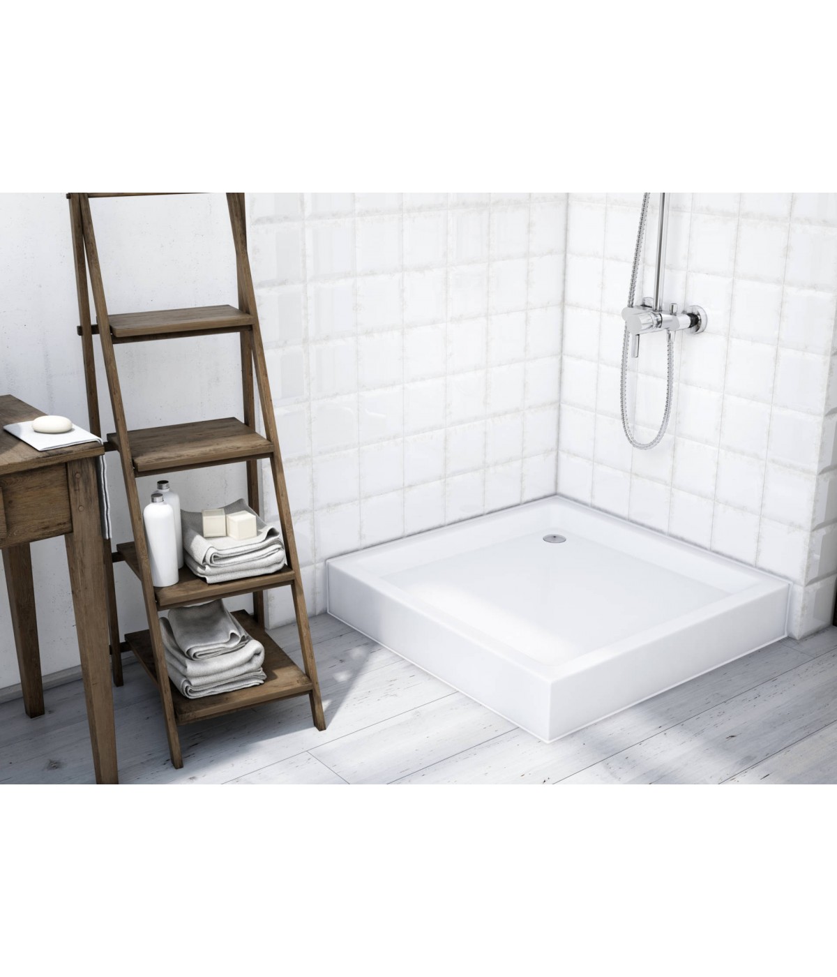 DUSCHWANNE QUADRATISCH 80x80 EKO 2.0 Ablaufgarnitur GRATIS !
