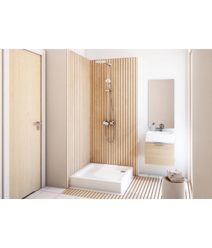 DUSCHWANNE QUADRATISCH 80x80 GRANDO PLUS Ablaufgarnitur GRATIS !