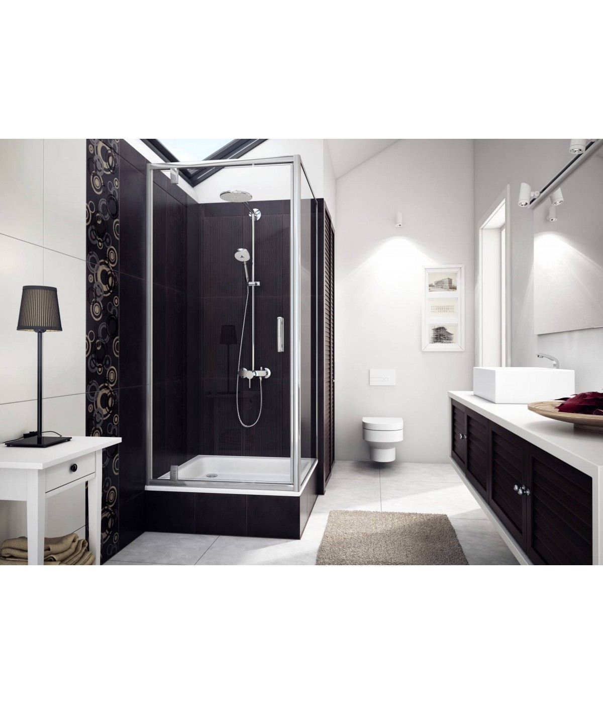 DUSCHWANNE QUADRATISCH 80x80 ZEFIR Ablaufgarnitur + Füße GRATIS !