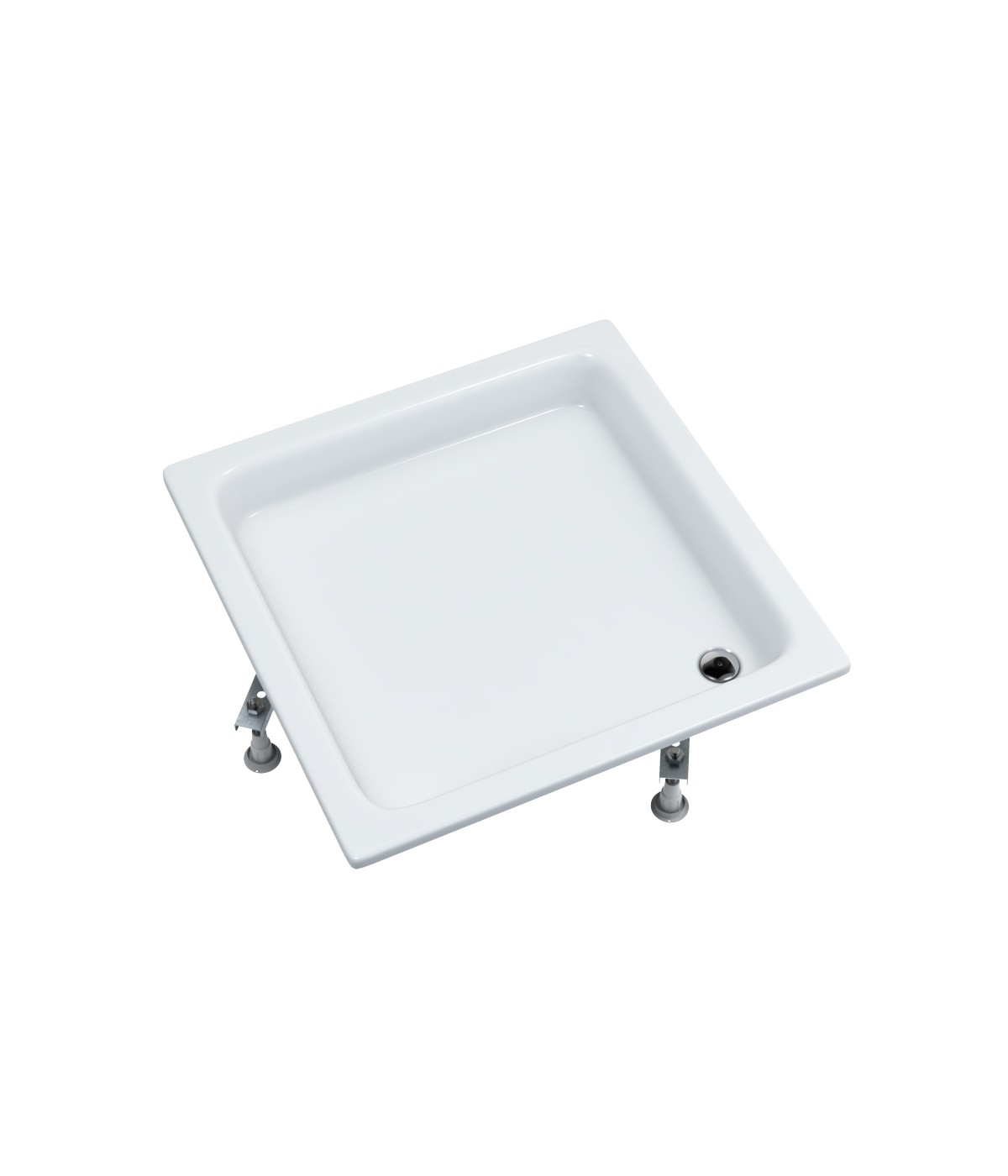 DUSCHWANNE QUADRATISCH 80x80 ZEFIR Ablaufgarnitur + Füße GRATIS !