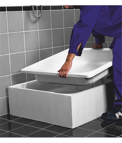 Duschwannenträger Styropor Duschwanne Quadratisch 70x70 2.012
