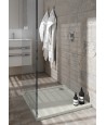 DUSCHWANNE VIERTELKREIS 90x90x4,5 CASPAR NEW CEMENT STEIN Ablaufgarnitur GRATIS!