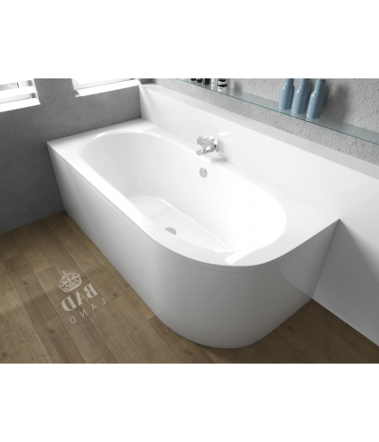ECKBADEWANNE 170x75 LINKS AVITA Ablaufgarnitur + Füße GRATIS !