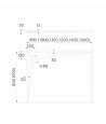 DUSCHWANNE QUADRATISCH 80x80 ETRUSCO Ablaufgarnitur GRATIS !