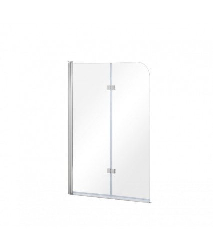 Badewannenabtrennung 2-teilig 100x145 AVIGO Glas 5 mm