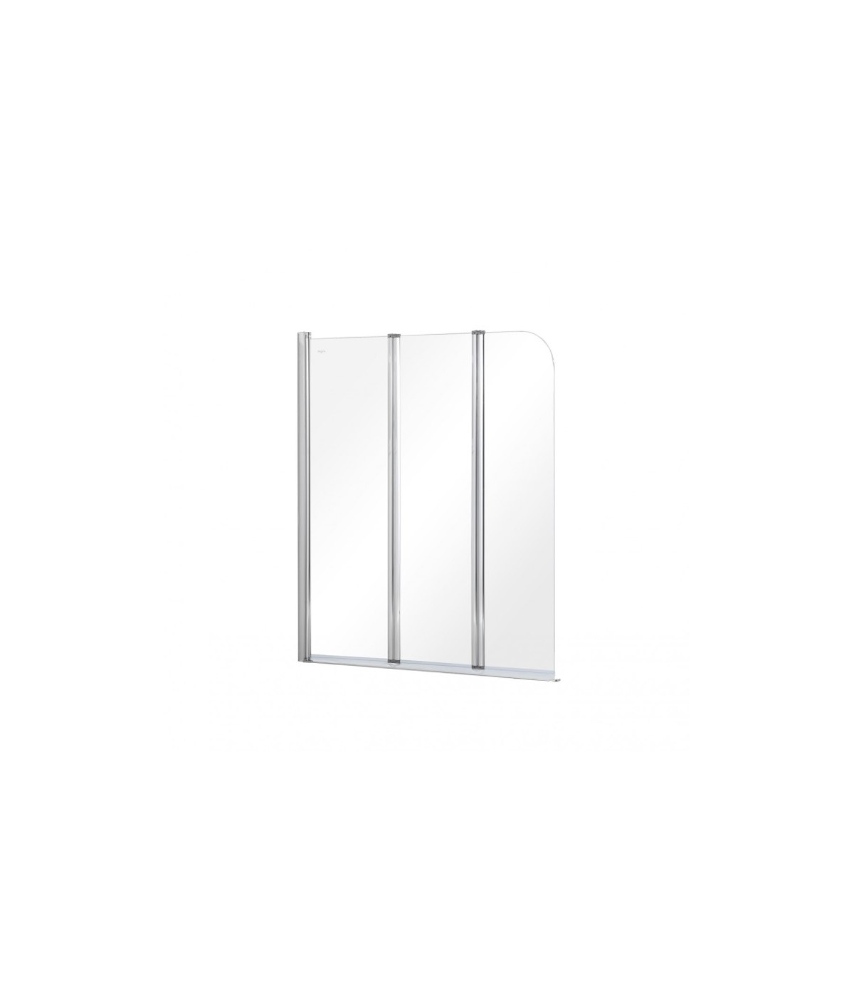 Badewannenabtrennung 3-teilig 120x140 PRIME 3 Glas 5 mm