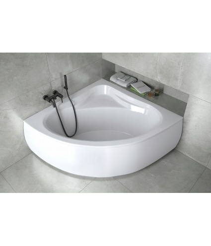 ECKBADEWANNE 140x140 MIAZ Ablaufgarnitur + Füße GRATIS !
