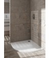 DUSCHWANNE VIERTELKREIS 80x80x5cm CASPAR Ablaufgarnitur GRATIS !