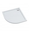 DUSCHWANNE VIERTELKREIS 80x80x4,5 CASPAR NEW Ablaufgarnitur GRATIS!