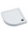 DUSCHWANNE VIERTELKREIS 80x80x14 COMPETIA Ablaufgarnitur GRATIS !