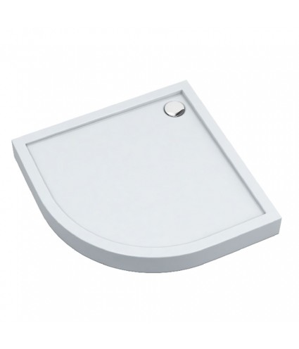 DUSCHWANNE VIERTELKREIS 80x80x12 COMPETIA NEW Ablaufgarnitur GRATIS !