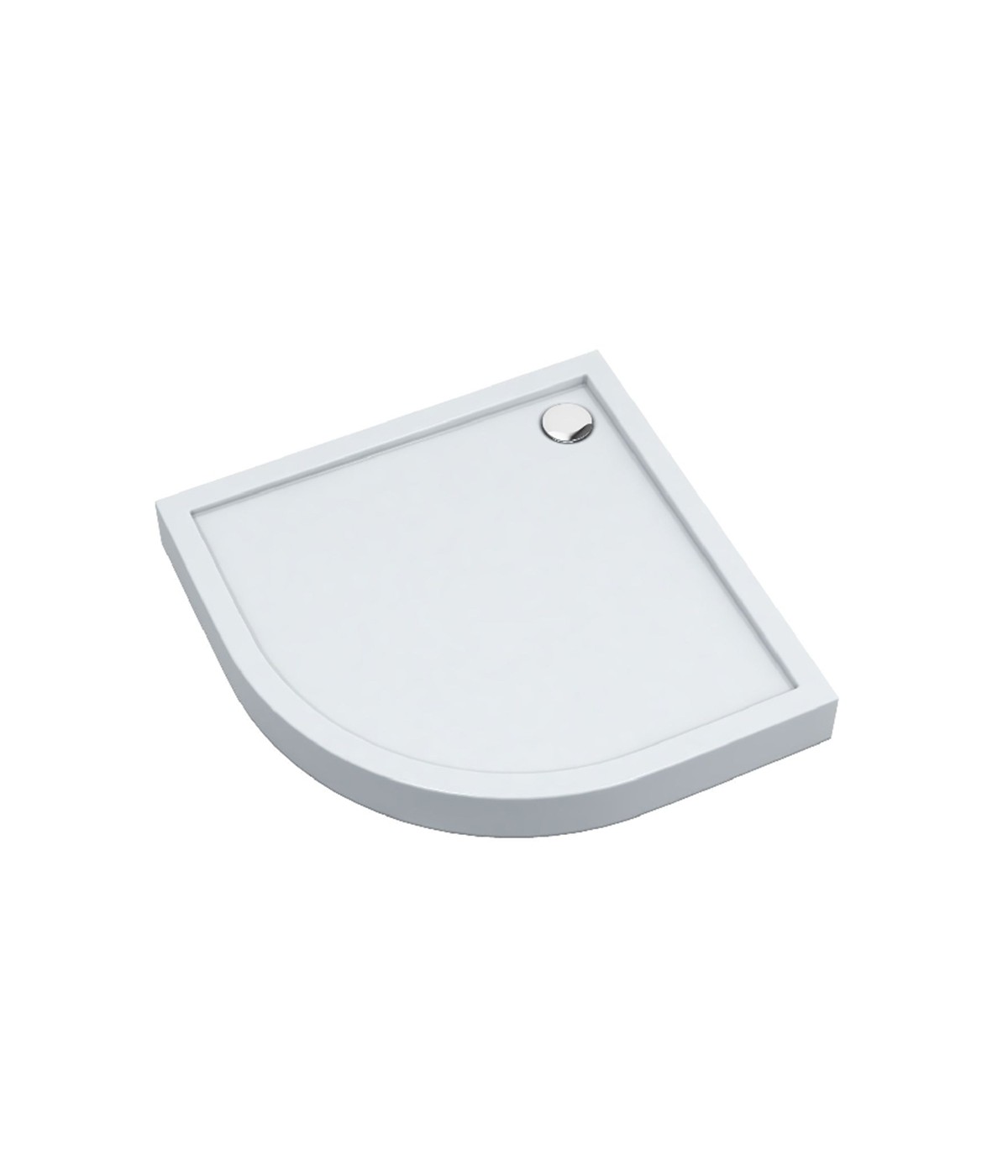 DUSCHWANNE VIERTELKREIS 90x90x12 COMPETIA NEW Ablaufgarnitur GRATIS !