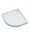 DUSCHWANNE VIERTELKREIS 80x80x5 CORRINA Ablaufgarnitur GRATIS !